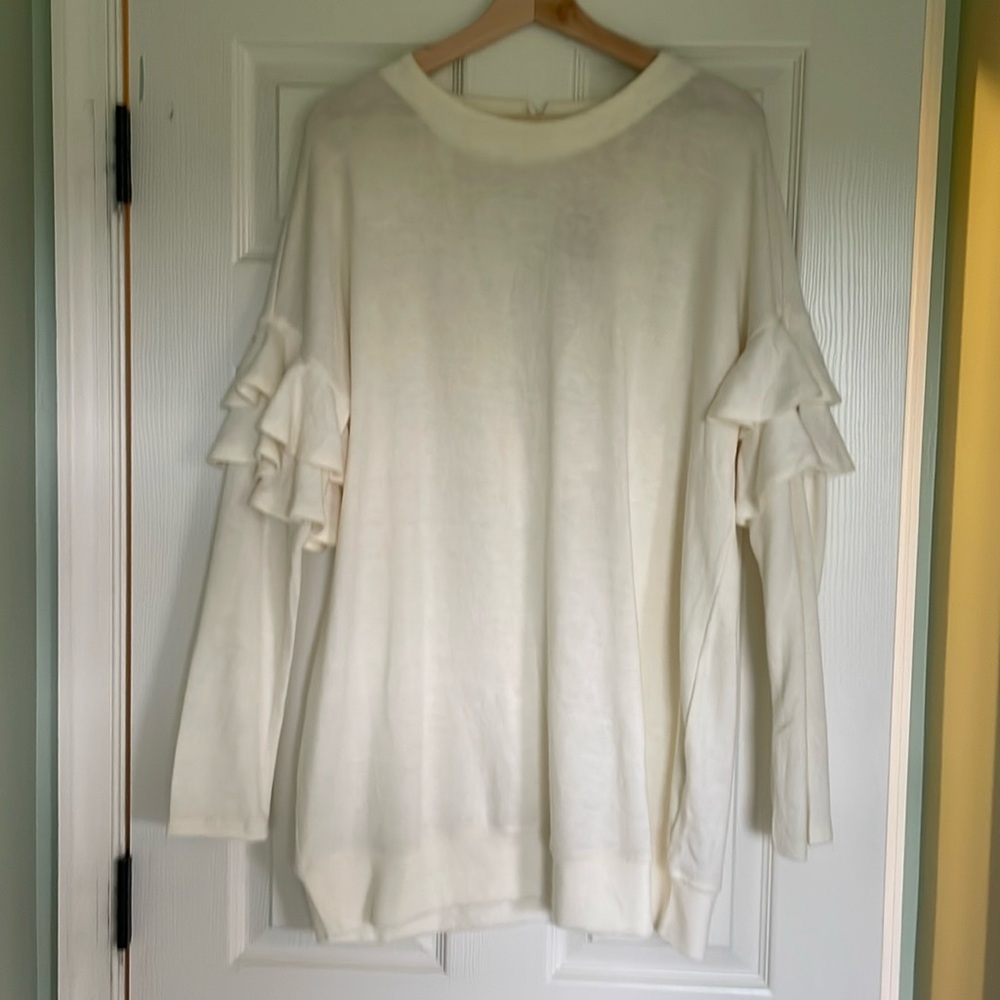 Oversized Cream Sweater Dress